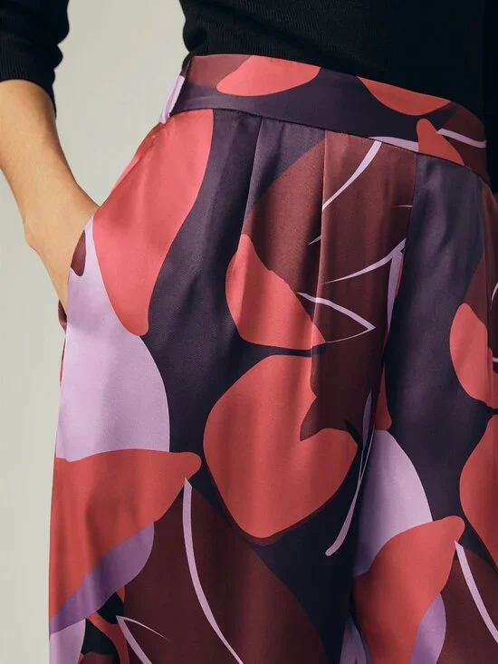 Anthropologie Hutch Printed Wide-Leg Pants NWOT - Picture 3 of 3